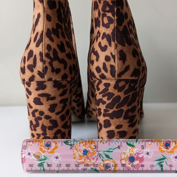 Lane Bryant Dream Cloud Cutout High Heel Bootie - Leopard - 11W - Picture 6 of 15